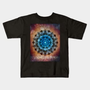 Particles mandala Kids T-Shirt